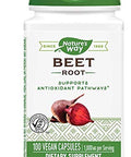 Nature's Way Beet Root 500 mg, 100 Capsules, Pack of 2
