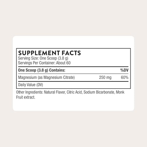 Thorne - Magnesium Citrate - Supports Healthy Muscle & Urinary Tract Function Heart Health Bone Health & Occasional Constipation Relief - Citrus Berry Powder - Third-Party Certified 60 Servings