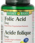 NatureS Bounty Folic Acid 1 Mg 150 Tablets (Packaging May Vary)