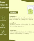 Minature Mi Nature Amla Powder By Mi Nature Amalaki Or Indian 16 Oz 454G
