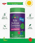 Lil' Sprouts Kids Melatonin and Magnesium Bedtime Gummies 60 Count Berry Flavor 100% Drug Free NonGMO and Gluten Free