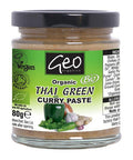 Geo Organics Thai Green Paste (No Added Sugar) Vegan 180g