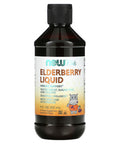 Now Foods, Elderberry Liquid for Kids, 8 fl oz (237 ml)