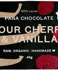 Pana Chocolate Pana Organic Sour Cherry & Vanilla 45g