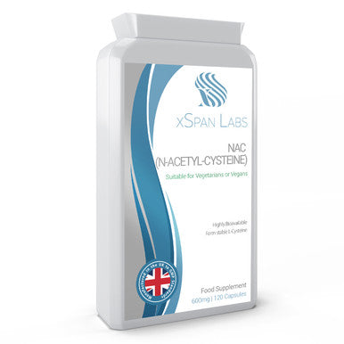 Xspanlabs N-Acetyl Cysteine ( NAC ) 600 mg 120 Capsules