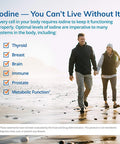 Euromedica Tri-Iodine, 6.25Mg, 90 Capsules - Potassium Iodide, Sodium Iodide & Molecular Iodine - Three Beneficial Forms Of Iodine - Supports Healthy Thyroid & Immune Function - 90 Servings