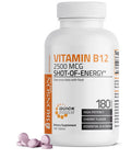 Bronson Vitamin B12 Sublingual Quick Release - 2,500 mcg - Cherry 180 Count