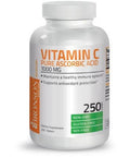 BRONSON Vitamin C Pure Ascorbic Acid - 1,000 mg - 250 Tablets
