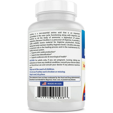 Best Naturals L-Citrulline Capsules - 1500mg/Serving - Non-GMO - Gluten - 90 Capsules (90 Count (Pack of 1))