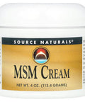 Source Naturals, MSM Cream 13%, 4 oz