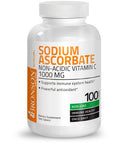 Bronson Vitamin C Sodium Ascorbate Non-Acidic Non-GMO - 1000 mg 100 Count