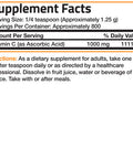 Bronson Vitamin C Pure Ascorbic Acid Crystals - 1,000 mg 2.2 lbs (1kg)