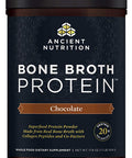 Ancient Nutrition Bone Broth Protein Chocolate 17.8oz.