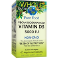 Whole Earth and Sea - Natural Factors - Vitamin D3 5000 IU 60 Veggie Capsules