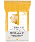 DermaE Natural Bodycare - Vitamin C Bright Glow Micellar 30 Wipes