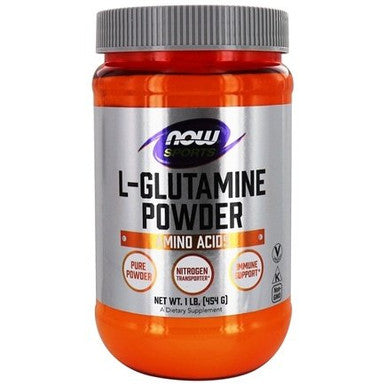 now sports L-Glutamin powder now sports 1lb 454 gm