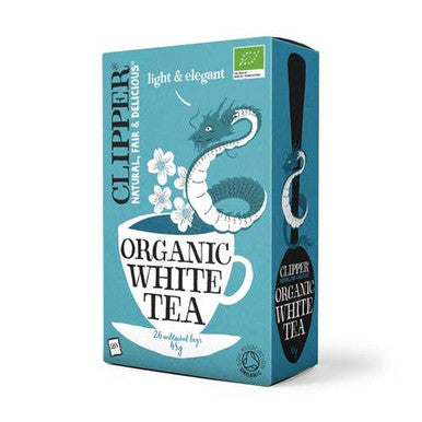 Clipper Organic White Tea 26 Unbleached Tea Bags 45g