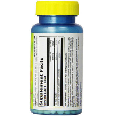 Nature's Life Folic Acid 800 mcg - 250 Tablets