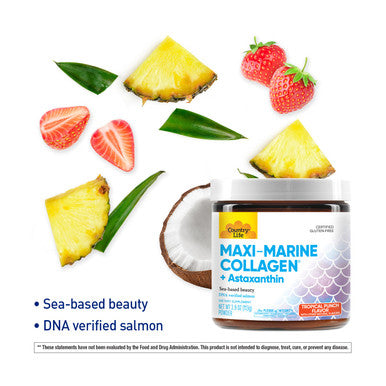 Country Life Maxi-Marine Collagen + Astaxanthin