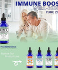 Fws Liquid Zinc Supplement - Zinc Drops - Immune Support For Adults And Kids - Organic, Non-Gmo, Vegan - 45Mg - Boost Your Immune System, Support Healthy Skin, And Promote Overall Wellness