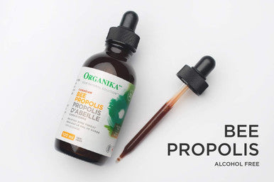 Organika Bee Propolis Liquid- Natural Immune Support, Sore Throat Relief, Antioxidant, Alcohol-- 100 Ml