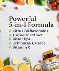 Vitalitown Magnesium Complex Supplement 500mg and Vitamin C Complex 1000mg