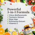 Vitalitown Vitamin D3 K2 Supplement and Vitamin C Complex 1000mg