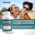 MacuHealth Magnesium Glycinate and LThreonate 145mg 90 Capsules Highly Absorbable Magnesium for Energy Calm and Focus Gentle on Stomach Vegan NonGMO Premium Chelated Magnesium Supplement