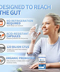 OMOGS Probiotics 120 Billion CFUs 18 Strains 3 Prebiotics and Digestive Enzymes Helps Digestive Gut Health Immune Supports Occasional Constipation Diarrhea and Gas for Women and Men 60 Capsules