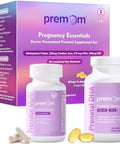 Premom Prenatal Vitamins For Women & Prenatal Dha Fish Oil Conception For Her Multivitamin: 27 Nutrients + Triglyceride Omega 3 With 470Mg Dha Fertility Support For Women