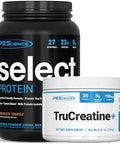 Pescience Lean Mass Stack â€“ Select Low Carb Whey + Casein Protein Powder & Trucreatine+ Creapure Creatine Monohydrate â€“ Muscle Growth Recovery & Strengthâ€“ Chocolate Truffle 27 Servings + 30 Serving