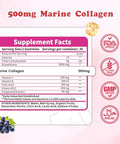Ojoijio Glutathione 5000Mg Gummies With Marine Collagen - Skin Brightening & Anti-Aging Supplement Supports Wrinkle & Dark Spot Reduction - Halal Gmp Certified 60 Chewables