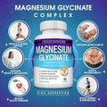 Toplux Magnesium Glycinate 525Mg High Absorption Chelated Magnesium Supplement Made With Pure Magnesium Glycinate Supports Muscles Sleep Cramps Recovery Bisglycinate Complex Vegan Nongmo 90 Capsules