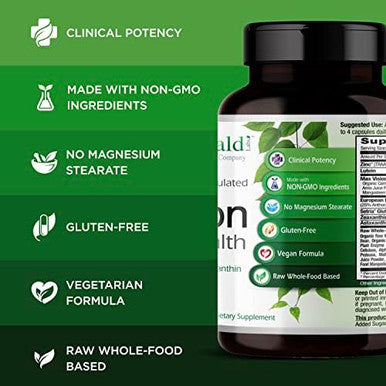 Emerald Labs Vision Health - Premium Eye Health Supplement With Lutein, Zeaxanthin & Albion Chelated Zinc - Vegan & Gluten- - 60 Vegetable Capsules (30-Day Supply)