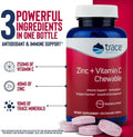 TRACE MINERALS RESEARCH Raspberry Chewable Zinc 60 Count 60 CT