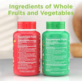 Balance of Nature Fruits and Veggies Supplements Whole Fruit and Vegetable Ingredients for Women Men and Kids 90 Fruits Capsules 90 Veggies Capsules 1 Set