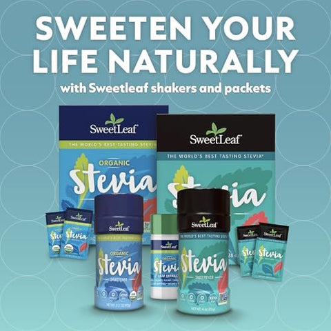 SweetLeaf Stevia Powder Packets Zero Calorie Sweetener with Stevia Leaf Extract No Artificial Sweetener Additive Sugar Free Keto Friendly Non GMO Gluten Free 70 Packets (Pack of 1)