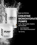 Raw Nutrition Creatine Monohydrate & Unflavored Pre-Workout Powder Bundle