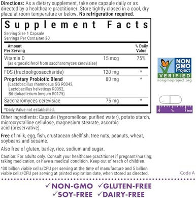 Bluebonnet Nutrition Pre Pro Post Probiotic 30 Billion Cfu Shelf Stable ÃƒÂ¢Ã¢â€šÂ¬Ã¢â‚¬Å“ For Women & Men Digestion Gut Mood Immune Of Dairy Gluten & Soy Nongmo 30 Vegetable Capsules 30 Servings
