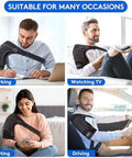 Heated Shoulder Wrap For Men Women - Electric Shoulder Heating Pad With 3 Massager And Heat Settings And Timer Modes, Heated Shoulder Braces For Neck And Shoulder Deep Issue