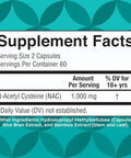 Maryruth's N Acetyl Cysteine Capsules 120 Count 1000Mg