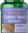 Celery Seed Extract 600 MG 100 Tablets PURITAN'S PRIDE Fast Dispatch (385)