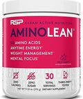 Rsp Nutrition Aminolean Pre Workout Energy (Fruit Punch 30 Servings) With Truefit Protein Powder (Chocolate 2 Lb)