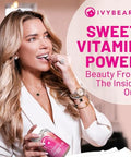 IvyBears Women's Glow Pack Hair Vitamin + Glow Tanning + Fast Acting Melatonin Gummies Vegan Gummies with Biotin Collagen BetaCarotene and Sleep Support Hair Skin and Rest Routine 60 ct Each