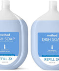 Method Dish Soap Refill Sea Minerals Scent 54 FL Oz (Pack of 2)