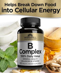Windmill Natural Vitamins B Complex (100% Daily Value) Boost Energy Production and Promote Metabolism 100 Tablets 100 Servings
