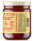 Smash Foods Strawberry Superfood Fruit Spread, No Sugar Added, Keto Jam with Chia Seeds, Vegan, Low-Calorie, 17.5 oz