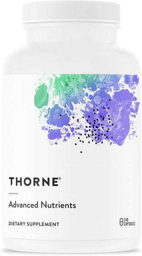 Thorne Advanced Nutrients - Multivitamin And Mineral Supplement With Nicotinamide Riboside - Foundational Support, Healthy Aging And Eye Health - Gluten-Free, Soy-- 240 Capsules - 30 Servings