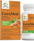 Terry Naturally Curamed 750Mg Antioxidant Supplement For Brain & Heart Health Support Dietary Supplement With Highpotency Curcumin Complex Kidney Liver & Immune Health Support 60 Softgels