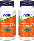 Now Foods Ashwagandha Extract 450Mg 90 Vcaps (Pack Of 2)